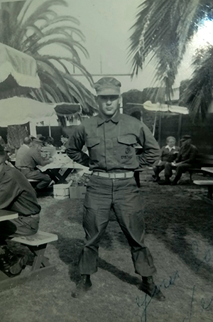 Jerry G Gallegos in uniform